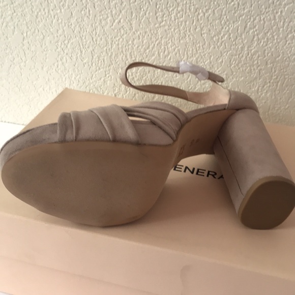 BCBGeneration Womens Flora Dream Fabric Open Toe Casual Ankle, Taupe, Size 10M - Picture 9 of 9